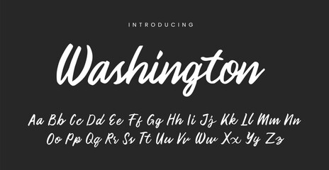Washington - Sport Script Font