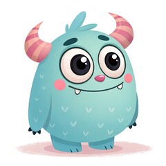 Cute monster illustration