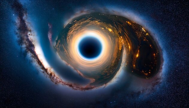 Mysterious punched gigantic holes in parts of the Milky Way.