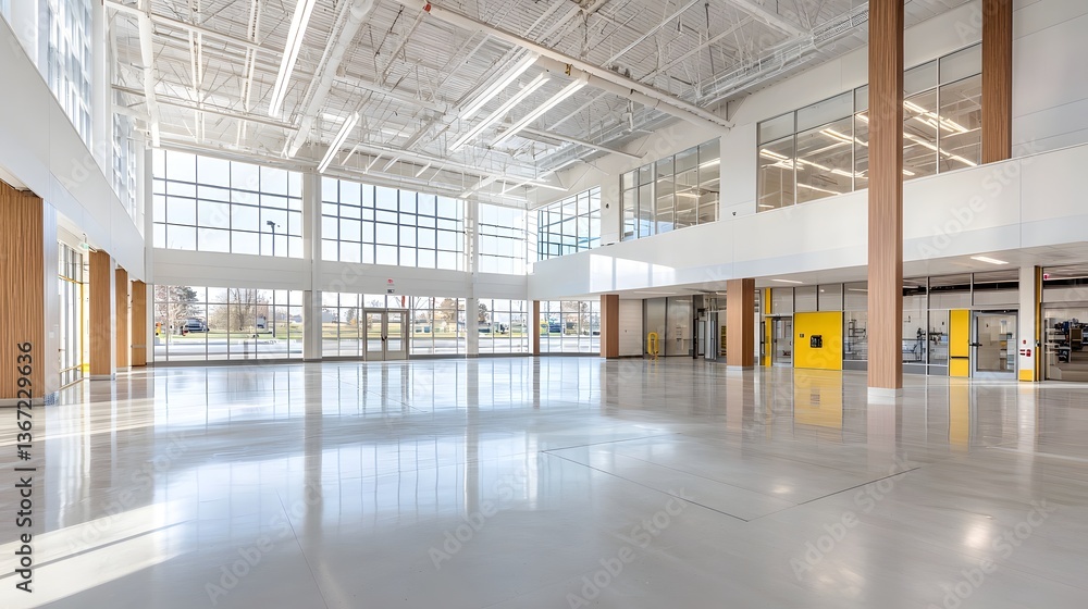 Poster cutting edge commercial complex with advanced energy efficient wiring system designed for sustainabl