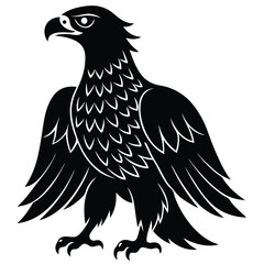 a golden eogle vector