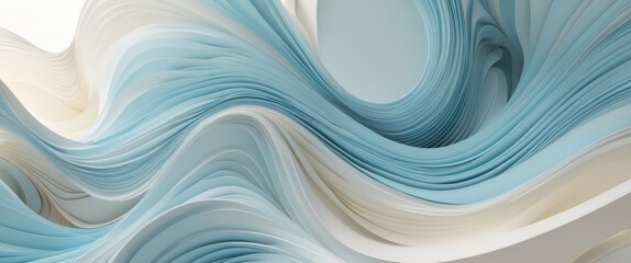 Panorama header with abstract organic lines as wallpaper.