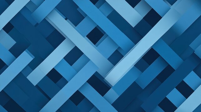 Abstract blue geometric pattern with intersecting lines and varying shades of blue creating a textured background.