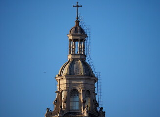 Obraz premium Pavia dome Bells tower. Lombardy, Italy