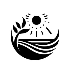 Abstract Black & White: Nature's Embrace