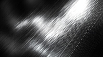 bright metallic grey gradient grainy aluminum metal texture abstract blurry monochrome background
