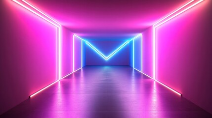 Neon Tunnel Interior Design