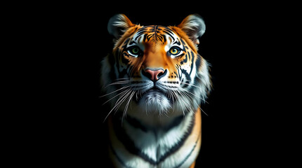 Fototapeta premium majestic tiger wallpaper, created by generative ai