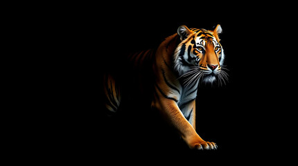 Obraz premium majestic tiger wallpaper, created by generative ai