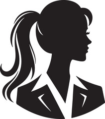 silhouette of a woman