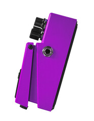 Guitar Effects Pedal Side View Isolated