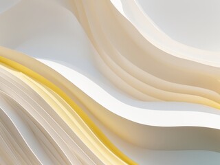 Sunshine Winter Season Abstract Geometric Wavy Line Background