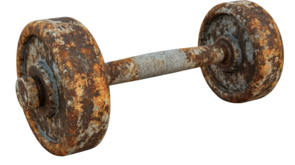 dumbbell isolated on white background 