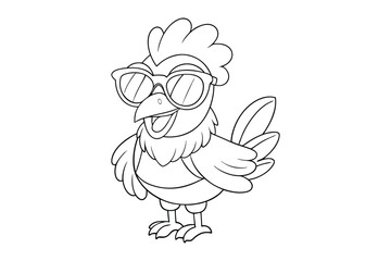 Chicken Coloring Book for Kids & Adults – Relaxing Farmyard Illustrations

