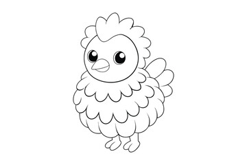 Chicken Coloring Book for Kids & Adults – Relaxing Farmyard Illustrations

