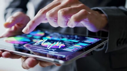 The Professional Using Tablet