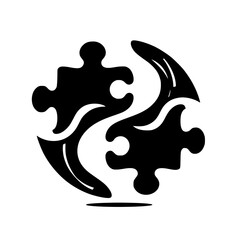 Yin Yang Puzzle: Harmony & Unity in Black and White