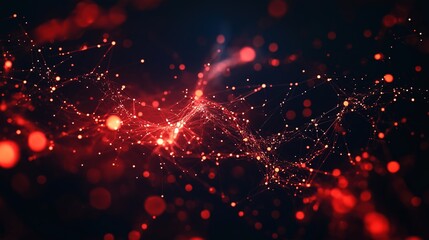 Glowing AI Neural Network with Floating Code Symbols in a Dark Void, Symbolizing the Complexity and Mystery of Advanced Technology