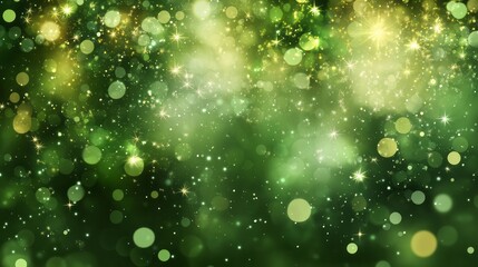Fototapeta premium Abstract bokeh lights and sparkles create a magical atmosphere