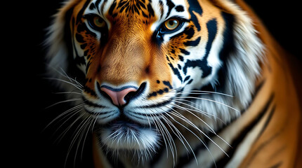 Obraz premium majestic tiger wallpaper, created by generative ai