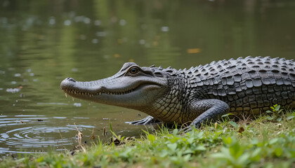 Obraz premium alligator in the everglades