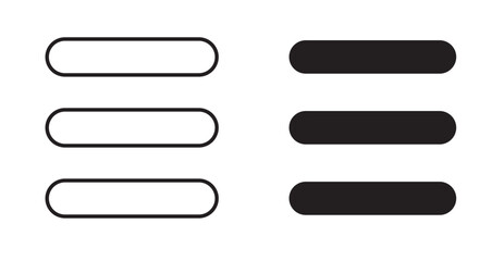 Obraz premium hamburger menu icon