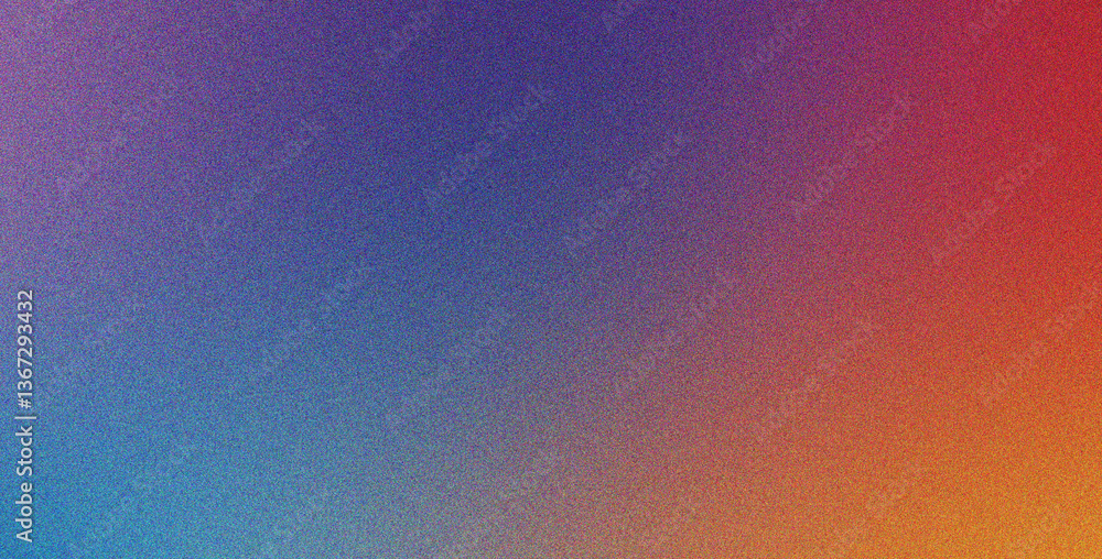 Canvas Prints abstract blue red purple style with texture and noise blur soft, gradient, minimal