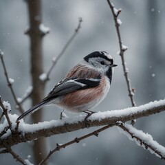 Obraz premium great tit on a branch