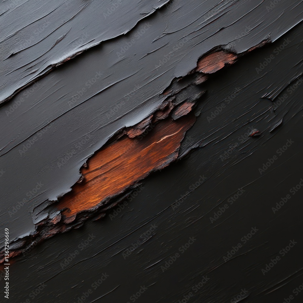 Poster Textured abstract background featuring layers of dark gray and bronze tones highlighting a unique visual experience