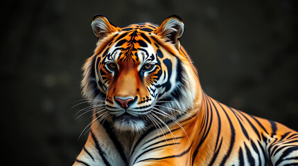 Fototapeta premium majestic tiger wallpaper, created by generative ai