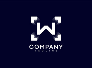 Modern letter G logo design, digital and technology business logo template