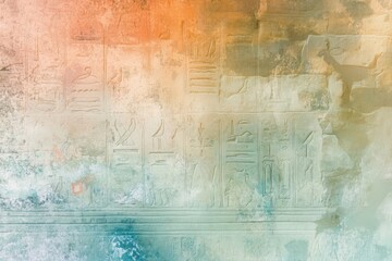 Ancient Egyptian hieroglyphs carved on a weathered stone wall, depicting birds and symbols.
