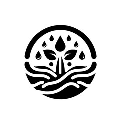 Eco-Logo: Water & Growth Harmony