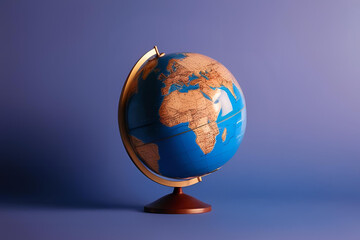 Fototapeta premium globe on white background