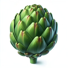 Obraz premium Artichoke isolated on white background.