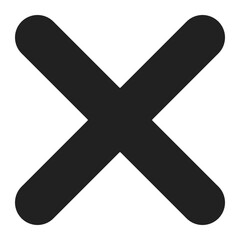 Obraz premium Multiplication Sign