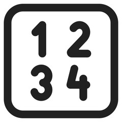 Input Numbers Button
