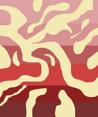 abstract seamless pattern with waves vector illustration 