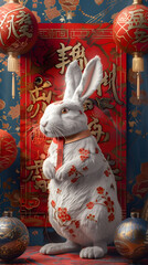 Celestial Brilliance - An Artistic Commemoration of The Chinese Zodiac Year of The Rabbit