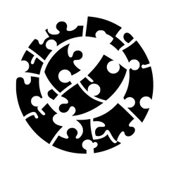 Interlocking: Abstract Puzzle Sphere