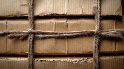 gray corrugated cardboard texture closeup kraft paperboard carton plain background