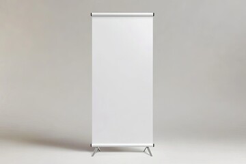 Ultra Quality Image of Roll Up Banner Mockup Design Isolated
