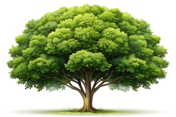 Large tree with green leaves