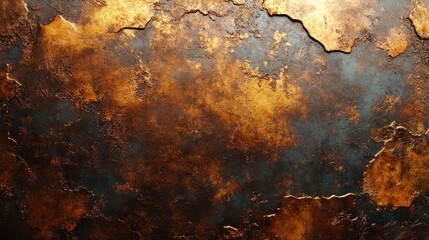 grunge scratched copper circular brushed golden bronze old alloy metal surface texture background
