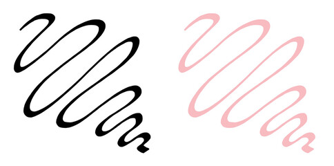 This is a curved hand-drawn illustration.