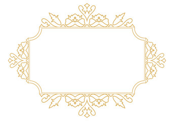 Vintage ornamental frame and border design.