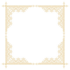 Vintage ornamental frame and border design.