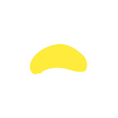 yellow abstract shape