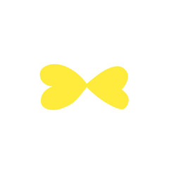 yellow abstract shape