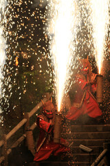 Fiery Parade of Enma: Noboribetsu Jigoku Matsuri, Hokkaido, Japan